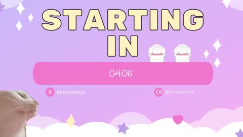 Snapshot of fantasyella chatting on 02.23.25 Ella online show from 02.23.25