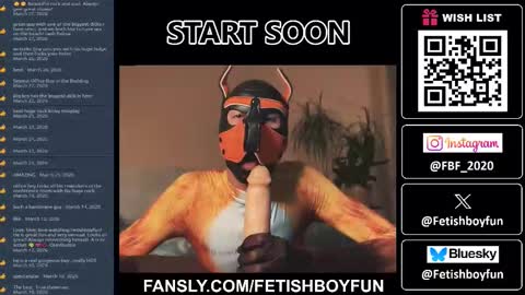 Snapshot of fetishboyfun chatting on 03.29.26 FetishBoyFun online show from 03.29.26