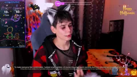 Snapshot of foxicfu chatting on 10.31.25 Foxicfu online show from 10.31.25