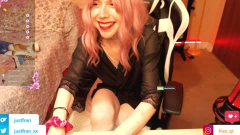 Snapshot of fran_qt chatting on 01.23.25 Fran online show from 01.23.25