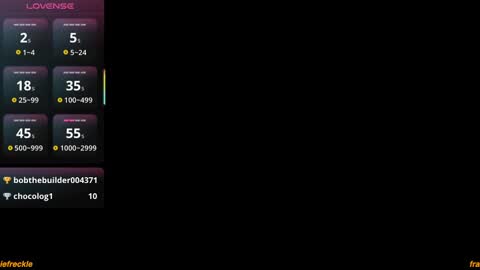 franciefreckle online show from 11.12.25