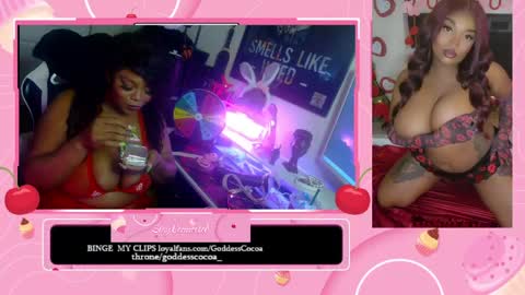 Goddess Cocoa online show from 04.24.26