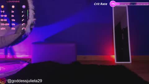 Snapshot of goddessjulieta chatting on 07.01.26 Julieta online show from 07.01.26