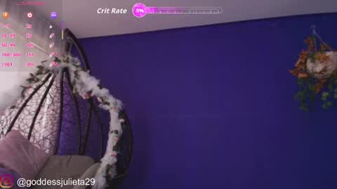 Snapshot of goddessjulieta chatting on 07.25.26 Julieta online show from 07.25.26