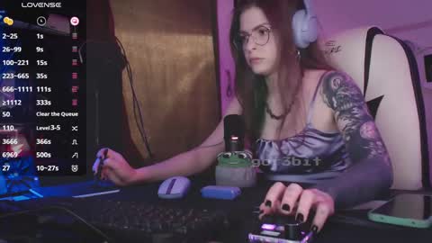 Snapshot of gor3bit chatting on 12.25.24 Giggle Monster online show from 12.25.24