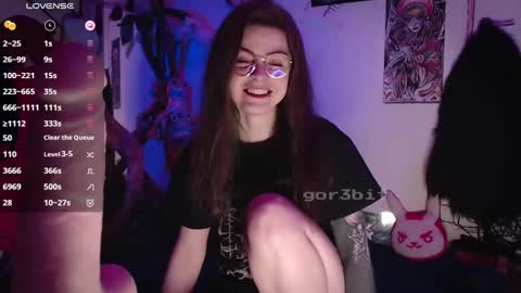 Snapshot of gor3bit chatting on 01.17.25 Giggle Monster online show from 01.17.25