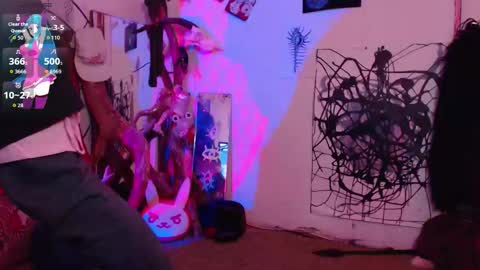 Snapshot of gor3bit chatting on 10.07.25 Giggle Monster online show from 10.07.25