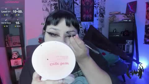 Snapshot of goth_stein chatting on 09.12.25 Engel Please help me to reach 50 thumbs up online show from 09.12.25