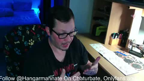 Snapshot of hangarmannate chatting on 05.16.26 Nate online show from 05.16.26
