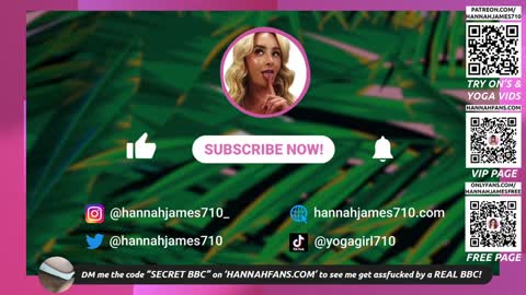 Hannah James online show from 01.22.25