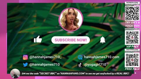 Hannah James online show from 02.07.25