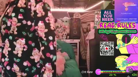 Snapshot of highnesscanna chatting on 12.31.24 HiGHNESS CANNA online show from 12.31.24