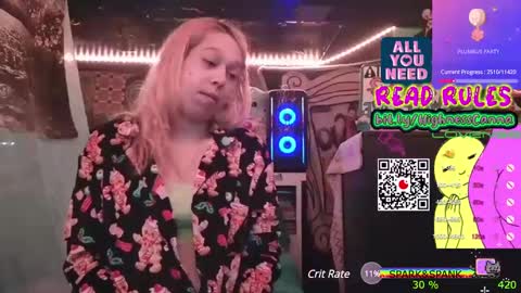 Snapshot of highnesscanna chatting on 12.31.24 HiGHNESS CANNA online show from 12.31.24