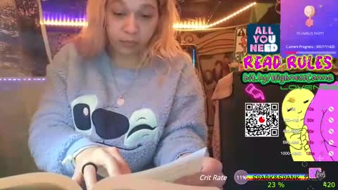 Snapshot of highnesscanna chatting on 01.05.25 HiGHNESS CANNA online show from 01.05.25