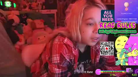 Snapshot of highnesscanna chatting on 01.09.25 HiGHNESS CANNA online show from 01.09.25