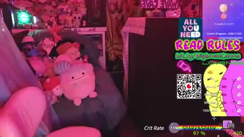 Snapshot of highnesscanna chatting on 01.15.25 HiGHNESS CANNA online show from 01.15.25