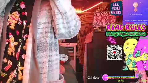 Snapshot of highnesscanna chatting on 01.25.25 HiGHNESS CANNA online show from 01.25.25