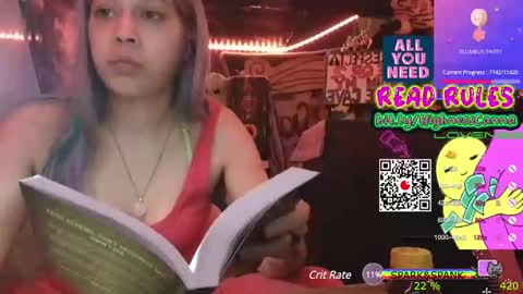 Snapshot of highnesscanna chatting on 01.30.25 HiGHNESS CANNA online show from 01.30.25