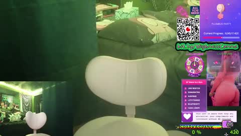 Snapshot of highnesscanna chatting on 10.11.25 HiGHNESS CANNA online show from 10.11.25