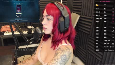 Snapshot of inkbodyy chatting on 12.11.24 Dayana online show from 12.11.24