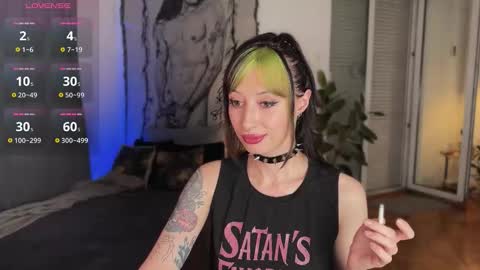 Snapshot of inkedvvitch chatting on 12.03.25 Xenia online show from 12.03.25