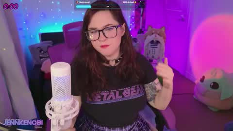 Snapshot of jennkenobi chatting on 01.19.26 Jenn online show from 01.19.26