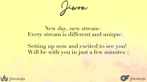 Jiwon online show from 01.14.25