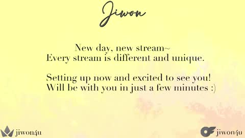 Jiwon online show from 03.01.25