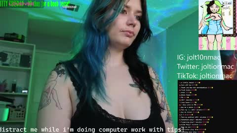 Snapshot of joltionmac chatting on 12.03.24 JoltionMac JJ online show from 12.03.24