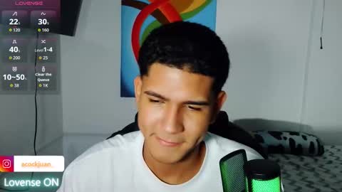 Snapshot of juanacock_2 chatting on 10.25.25 Juan online show from 10.25.25