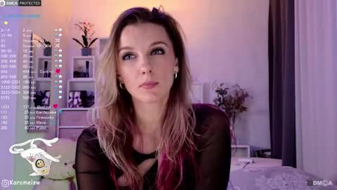 Snapshot of karamelsw chatting on 09.25.25 Julia online show from 09.25.25