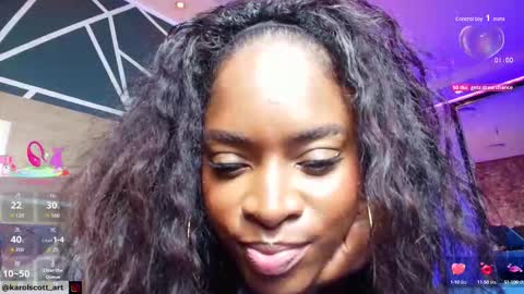 Snapshot of karol_scott1 chatting on 10.01.25 KAROL SCOTT online show from 10.01.25