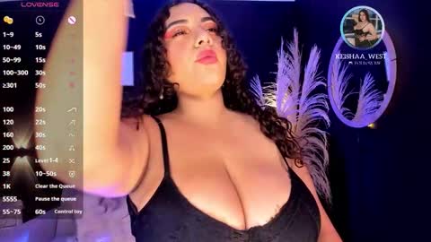 Snapshot of keisha_west chatting on 09.15.25 Keisha online show from 09.15.25