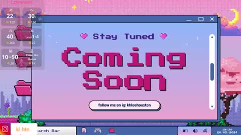 Snapshot of khloe_houston chatting on 06.22.26 Khloe online show from 06.22.26