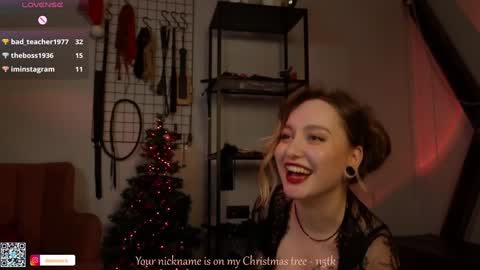 Snapshot of koracrosbie chatting on 12.02.24 Kora TG channel online show from 12.02.24