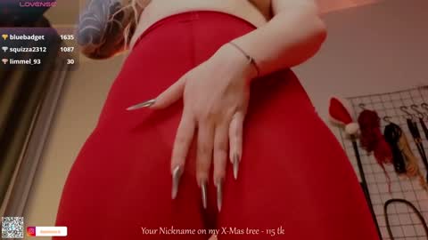 Snapshot of koracrosbie chatting on 12.20.24 Kora TG channel online show from 12.20.24