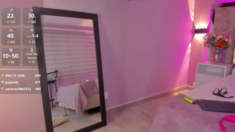 Snapshot of larabrook chatting on 03.10.25 Lara online show from 03.10.25