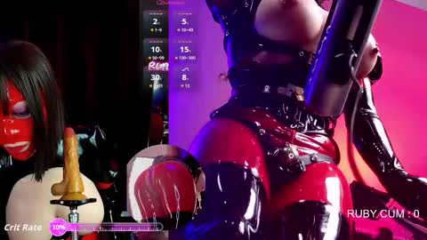 Latex Ruby online show from 02.13.26