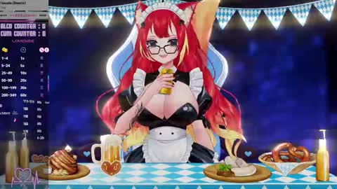 Snapshot of lewdfoxy_vt chatting on 09.26.25 Kira online show from 09.26.25