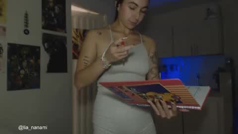 Snapshot of lia_nanami chatting on 09.30.25 Lia online show from 09.30.25