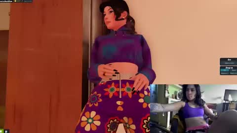 Snapshot of little_doll25 chatting on 01.18.25 Succubus Blue online show from 01.18.25