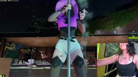 Snapshot of little_doll25 chatting on 01.27.25 Succubus Blue online show from 01.27.25