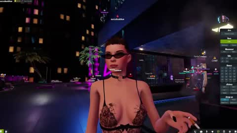 Snapshot of little_doll25 chatting on 01.29.25 Succubus Blue online show from 01.29.25