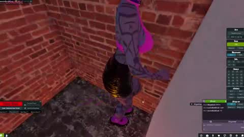 Snapshot of little_doll25 chatting on 10.29.25 Succubus Blue online show from 10.29.25