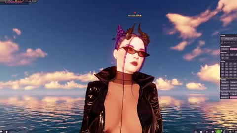 Snapshot of little_doll25 chatting on 11.08.25 Succubus Blue online show from 11.08.25