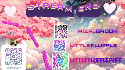 Snapshot of littleflufflepuff chatting on 01.15.25 Riza Riri Puff online show from 01.15.25