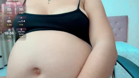 Snapshot of littlemolly_pregnant chatting on 03.20.26 Sarahs Room online show from 03.20.26