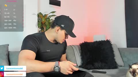 Snapshot of lucasanto_ chatting on 01.21.25 LUCA SANTOS online show from 01.21.25