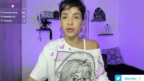 Snapshot of luci_fer_devil_1 chatting on 02.14.25 Veronica Rati online show from 02.14.25