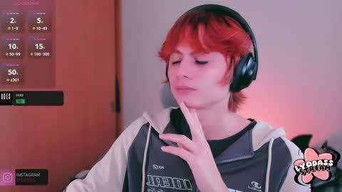 Snapshot of lyodass chatting on 01.21.25 Lyodass online show from 01.21.25